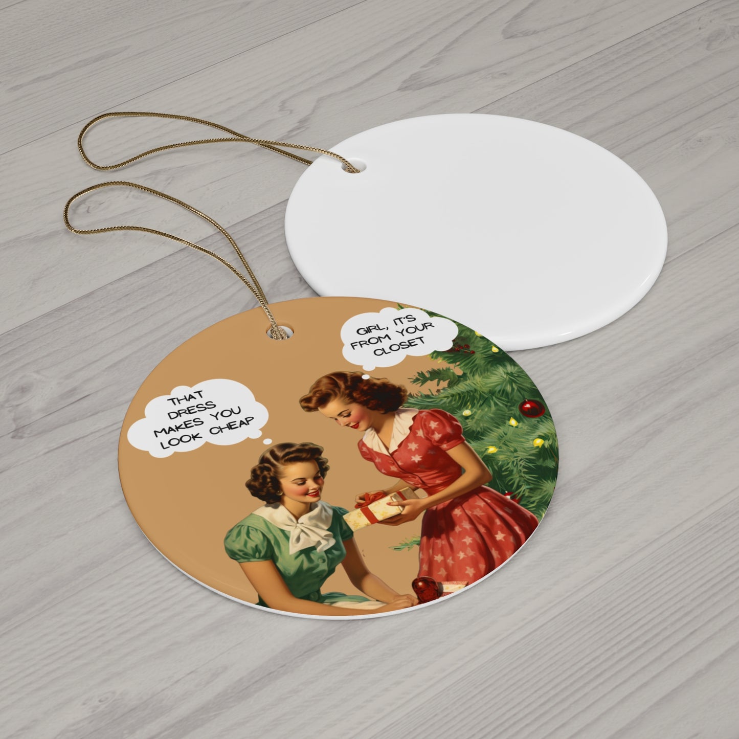 Cheap Dress Ceramic Ornament