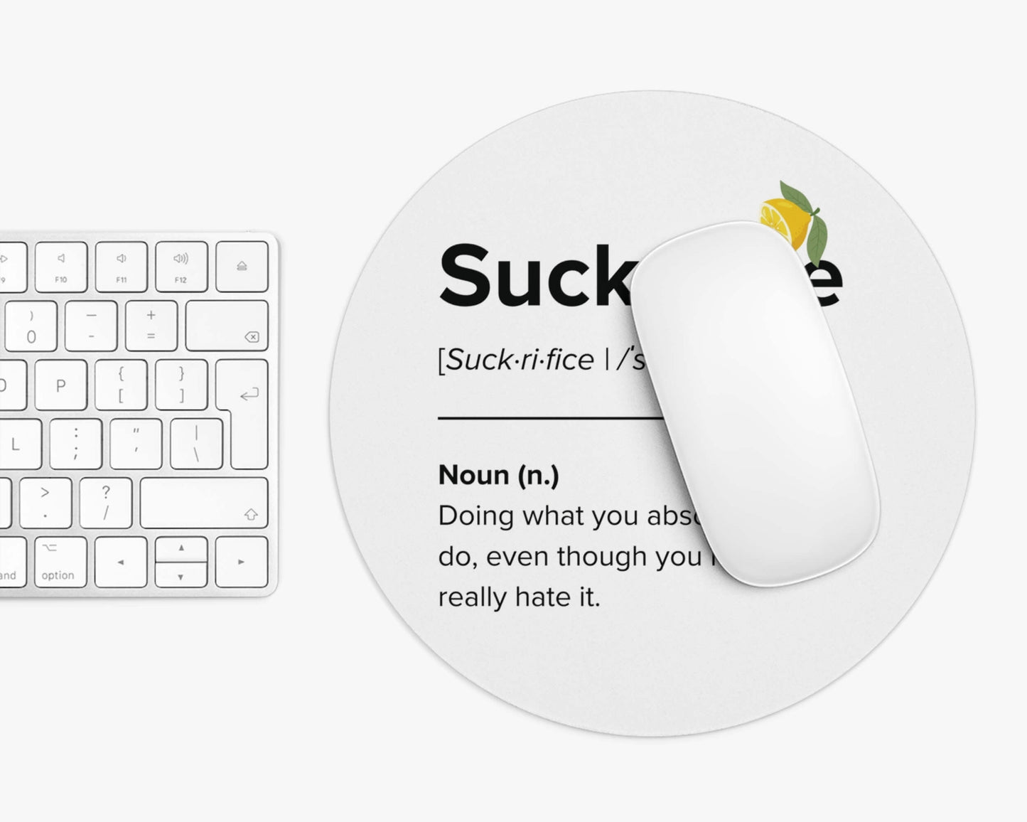 Suckrifice Mouse Pad – Signed, Sealed, Suffering